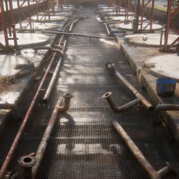 Projekty demontáž a likvidace lávky Otrokovice 01