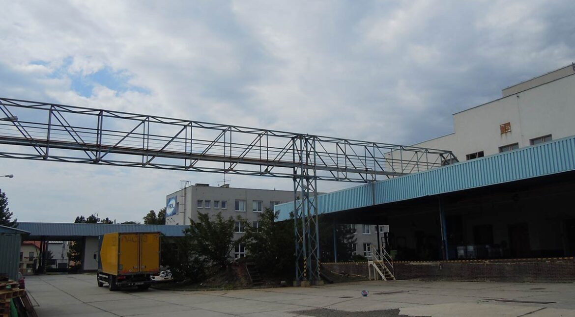 Projekty demontáž a likvidace energomostu Mrazírny Olomouc 01