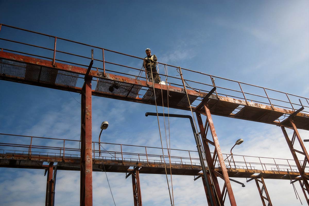 Projekty demontáž a likvidace ocelové lávky Glycona Otrokovice 02